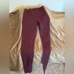 Lululemon Leggings Deep Purple/ Mahogany